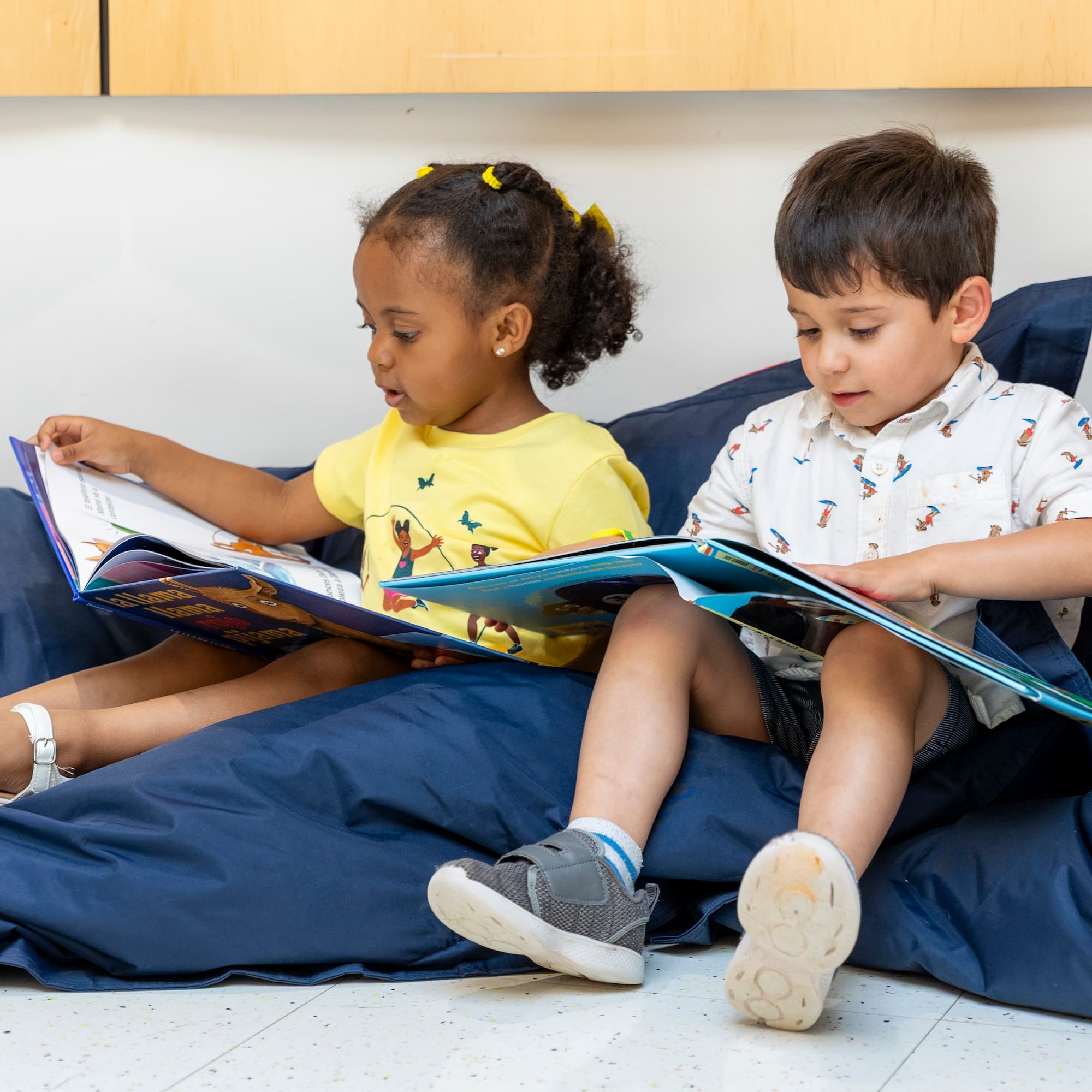 Young students at the New E3 School